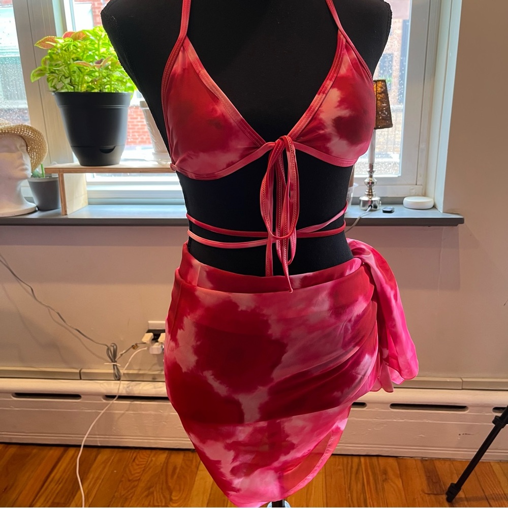 Bikini Set with Sarong